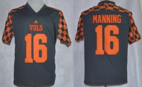 Wholesale Cheap Tennessee Volunteers #16 Peyton Manning 2014 Gray Jersey