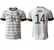 Wholesale Cheap Men 2021 Europe Germany home AAA version 14 white soccer jerseys