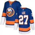 Wholesale Cheap Adidas Islanders #27 Anders Lee Royal Blue Home Authentic Stitched NHL Jersey