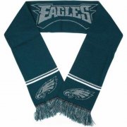 Wholesale Cheap Philadelphia Eagles Ladies Metallic Thread Scarf Green