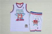 Wholesale Cheap Bulls #23 Michael Jordan White 1992 All-Star Hardwood Claasics Jersey(With Shorts)