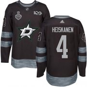 Wholesale Cheap Adidas Stars #4 Miro Heiskanen Black 1917-2017 100th Anniversary 2020 Stanley Cup Final Stitched NHL Jersey