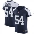 Wholesale Cheap Nike Cowboys #54 Jaylon Smith Navy Blue Thanksgiving Men's Stitched NFL Vapor Untouchable Throwback Elite Jersey