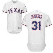 Wholesale Cheap Rangers #31 Ferguson Jenkins White Flexbase Authentic Collection Stitched MLB Jersey