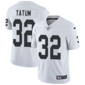 Wholesale Cheap Nike Raiders #32 Jack Tatum White Men\'s Stitched NFL Vapor Untouchable Limited Jersey
