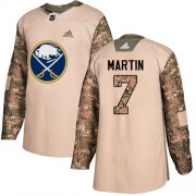 Wholesale Cheap Adidas Sabres #7 Rick Martin Camo Authentic 2017 Veterans Day Stitched NHL Jersey