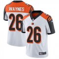 Wholesale Cheap Nike Bengals #26 Trae Waynes White Men's Stitched NFL Vapor Untouchable Limited Jersey