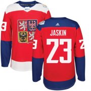 Wholesale Cheap Team Czech Republic #23 Dmitrij Jaskin Red 2016 World Cup Stitched NHL Jersey