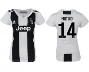 Wholesale Cheap Women's Juventus #14 Matuidi Home Soccer Club Jersey