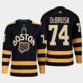 Wholesale Cheap Men's Boston Bruins #74 Jake DeBrusk Black Classic Primegreen Stitched Jersey