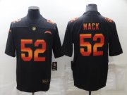 Wholesale Cheap Men's Los Angeles Chargers #52 Khalil Mack Black Fashion Limited Stitched Jersey