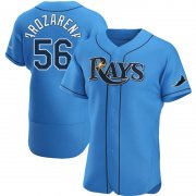 Wholesale Cheap Men's Tampa Bay Rays #56 Randy Arozarena Light Blue Alternate Nike Jersey
