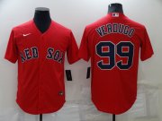 Wholesale Cheap Men's Boston Red Sox #99 Alex Verdugo Red New Cool Base Stitched Nike Jersey