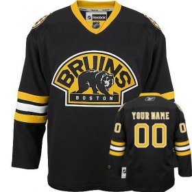 Wholesale Cheap Bruins Third Personalized Authentic Black NHL Jersey (S-3XL)