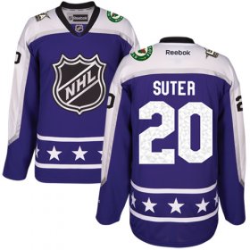 Wholesale Cheap Wild #20 Ryan Suter Purple 2017 All-Star Central Division Women\'s Stitched NHL Jersey
