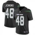 Wholesale Cheap Nike Jets #48 Jordan Jenkins Black Alternate Men's Stitched NFL Vapor Untouchable Limited Jersey