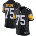 Wholesale Cheap Nike Steelers #75 Joe Greene Black Alternate Men's Stitched NFL Vapor Untouchable Limited Jersey