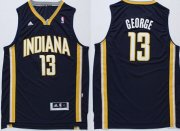 Wholesale Cheap Indiana Pacers #13 Paul George Revolution 30 Swingman Navy Blue Jersey