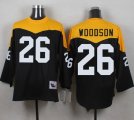 Wholesale Cheap Mitchell And Ness 1967 Steelers #26 Rod Woodson Black/Yelllow Throwback Men's Stitched NFL Jersey