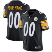 Wholesale Cheap Nike Pittsburgh Steelers Customized Black Team Color Stitched Vapor Untouchable Limited Men's NFL Jersey