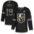 Wholesale Cheap Adidas Golden Knights #19 Reilly Smith Black Authentic Classic Stitched NHL Jersey