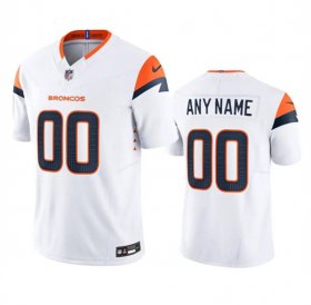 Cheap Men\'s Denver Broncos Active Player Custom White 2024 F.U.S.E. Vapor Limited Football Stitched Jersey
