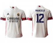Wholesale Cheap Men 2020-2021 club Real Madrid home aaa version 12 white Soccer Jerseys1
