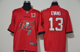 Wholesale Cheap Men\'s Tampa Bay Buccaneers #13 Mike Evans Red 2020 Big Logo Number Vapor Untouchable Stitched NFL Nike Fashion Limited Jersey