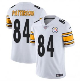 Cheap Men\'s Pittsburgh Steelers #84 Cordarrelle Patterson White Vapor Untouchable Limited Football Stitched Jersey