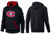 Wholesale Cheap Montreal Canadiens Pullover Hoodie Black & Red