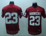 Wholesale Cheap Oklahoma Sooners #23 Red Jersey