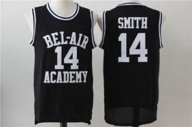 Wholesale Cheap Bel-Air 14 Smith Black Stitched Basketball Jersey