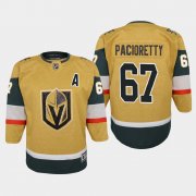 Cheap Vegas Golden Knights #67 Max Pacioretty Youth 2020-21 Player Alternate Stitched NHL Jersey Gold