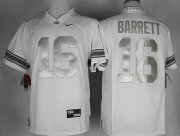 Wholesale Cheap Ohio State Buckeyes #16 J.T. Barrett Platinum White Limited Jersey