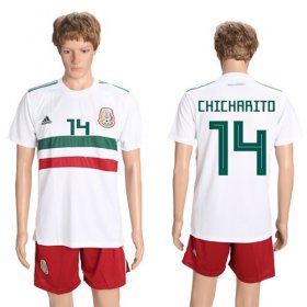 Wholesale Cheap Mexico #14 Chicharito Away Soccer Country Jersey