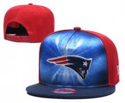 Wholesale Cheap Patriots Team Logo Red Navy Adjustable Leather Hat TX