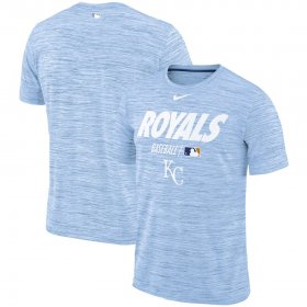 Wholesale Cheap Kansas City Royals Nike Authentic Collection Velocity Team Issue Performance T-Shirt Light Blue