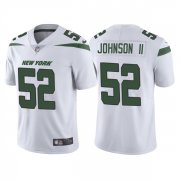 Wholesale Cheap Men's New York Jets #52 Jermaine Johnson II 2022 White Vapor Untouchable Limited Stitched Jersey