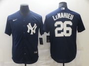 Wholesale Cheap Men New York Yankees 26 Lemahieu Blue Game Nike 2021 MLB Jersey