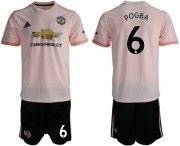 Wholesale Cheap Manchester United #6 Pogba Away Soccer Club Jersey