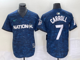 Wholesale Cheap Men\'s Arizona Diamondbacks #7 Corbin Carroll Royal 2023 All Star Cool Base Stitched Baseball Jersey