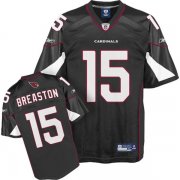 Wholesale Cheap Cardinals #15 Steve Breaston Black Stitched NFL Jersey