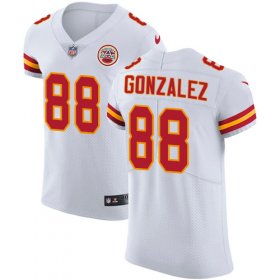 Wholesale Cheap Nike Chiefs #88 Tony Gonzalez White Men\'s Stitched NFL Vapor Untouchable Elite Jersey