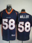 Wholesale Cheap Broncos #58 Von Miller Blue Stitched NFL Jersey