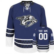 Wholesale Cheap Predators Third Personalized Authentic Blue NHL Jersey (S-3XL)