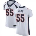 Wholesale Cheap Nike Broncos #55 Bradley Chubb White Men's Stitched NFL Vapor Untouchable Elite Jersey