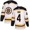 Wholesale Cheap Adidas Bruins #4 Bobby Orr White Road Authentic Youth Stitched NHL Jersey