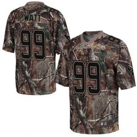 Wholesale Cheap Nike Texans #99 J.J. Watt Camo Youth Stitched NFL Realtree Elite Jersey