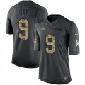 Wholesale Cheap Nike Buccaneers #9 Matt Gay Black Men's Stitched NFL Limited 2016 Salute to Service Jersey