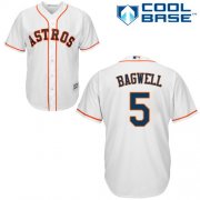 Wholesale Cheap Astros #5 Jeff Bagwell White Cool Base Stitched Youth MLB Jersey